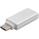 Адаптер Extradigital USB 3.0 AF - USB Type C, SuperSpeed, Aluminium